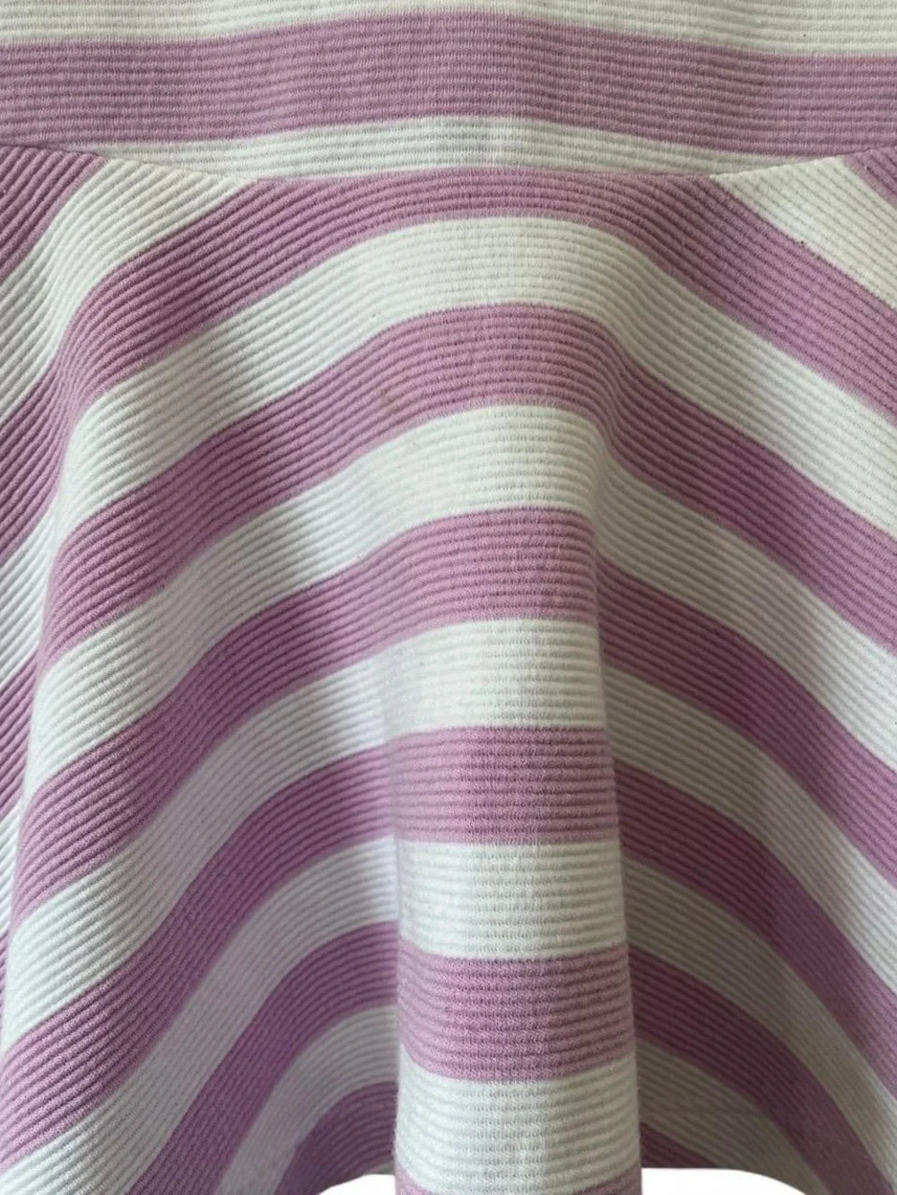 12-18M Girl Janie and Jack Sleeveless Ribbed Textured Fit & Flare Striped Dress